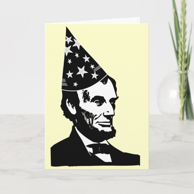 Abraham Lincoln's Birthday Card (Front)