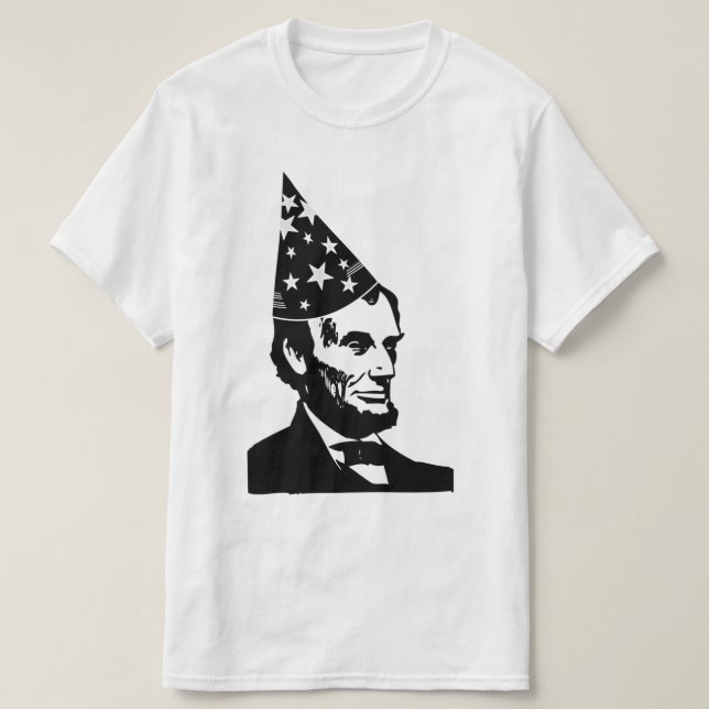Abraham Lincoln's Birthday T-Shirt (Design Front)
