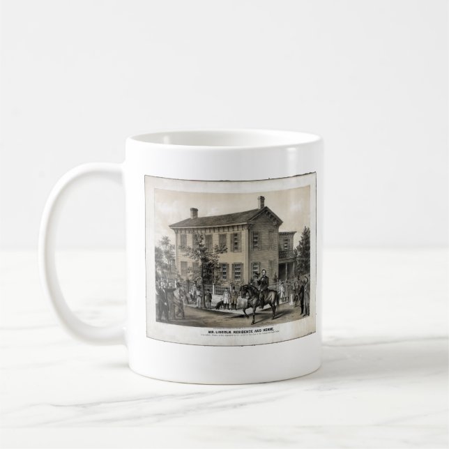 Abraham Lincoln's Home Mug (Left)