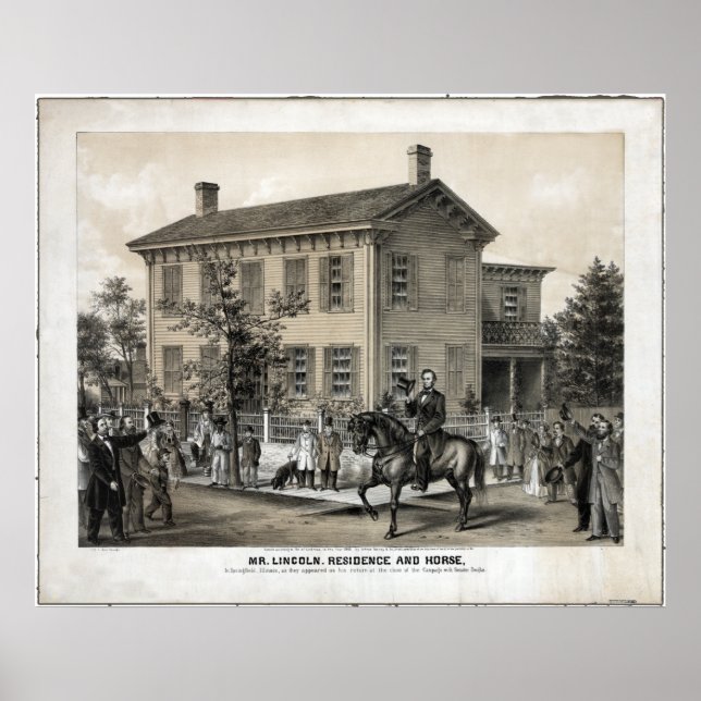 Abraham Lincoln's Home Poster (Front)