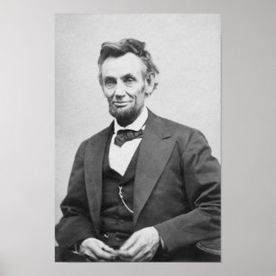 Abraham Lincoln's Last Formal Portrait Poster