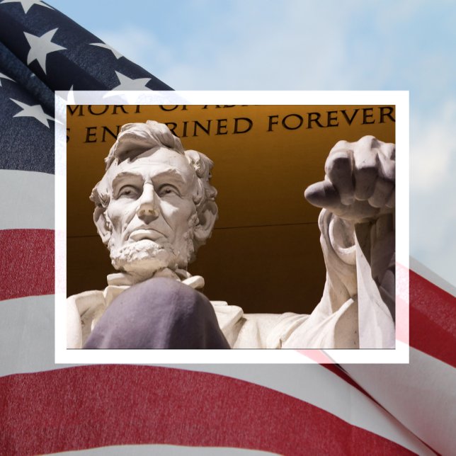 Abraham Lincoln's Statue, Lincoln Memorial Postcard (Creator Uploaded)