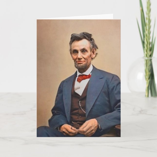 Abraham Lincolon Card (Front)