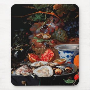 Abraham Mignon Fruits and oysters Mouse Mat