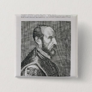 Abraham Ortelius 15 Cm Square Badge