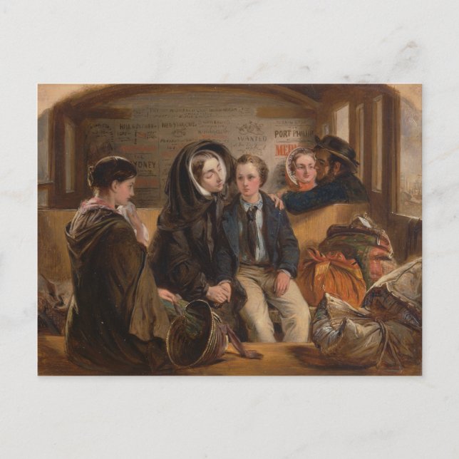 Abraham Solomon - The Parting CC0197 Postcard (Front)