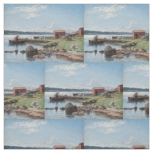 Abrahamsson’s ”Motif from Jutholmen” art fabric