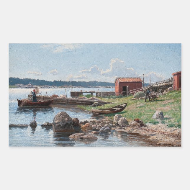 Abrahamsson’s ”Motif from Jutholmen” stickers (Front)