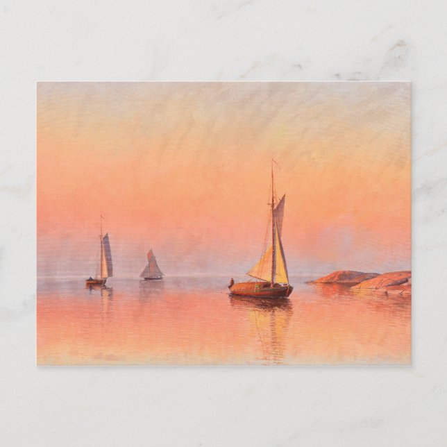 Abrahamsson’s Sailboats postcard (Front)