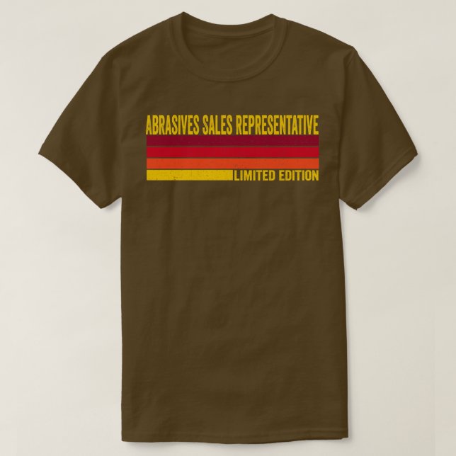 Abrasives Sales Representative T-Shirt (Design Front)