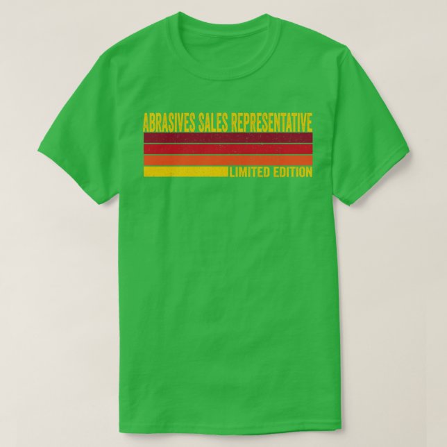 Abrasives Sales Representative T-Shirt (Design Front)