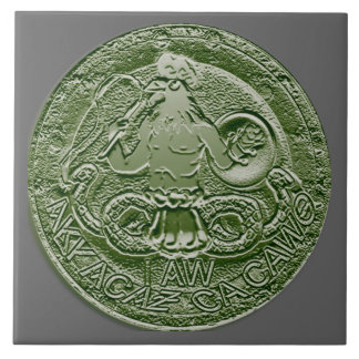 abraxas bas relief tile