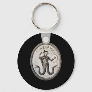 Abraxas Esoteric Gnostic Symbol Occult Pagan Ritua Key Ring