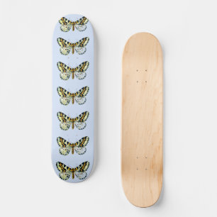 Abraxas grossulariata, The Magpie Moth Colour Imag Skateboard