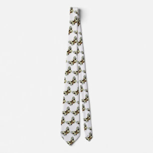 Abraxas sylvata - The Clouded Magpie Moth Tie