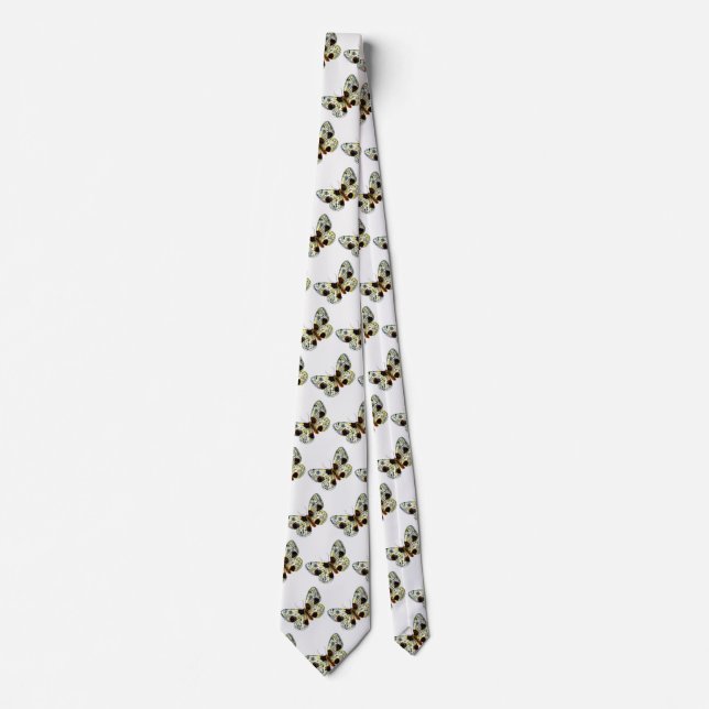 Abraxas sylvata - The Clouded Magpie Moth Tie (Front)