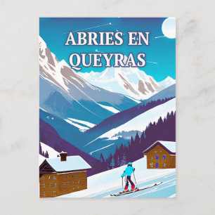 Abriès-en-Queyras: Winter Refuge, Authenticity Postcard