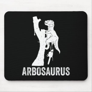 Abrosaurus Arborist Tree Climbing Tree Cutter Arbo Mouse Mat
