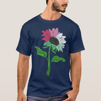 Abroseual Sunflower Gay Pride Month LGBTQIA Abrose T-Shirt