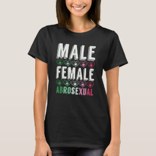 Abrosexuality Flag Queer Pride Lgbt Male Female Ab T-Shirt