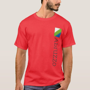Abruzzo flag (Italia) T-Shirt