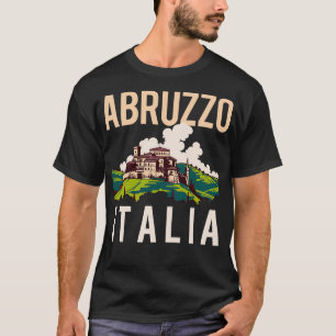 Abruzzo Italia Retro Italian Region Design T-Shirt