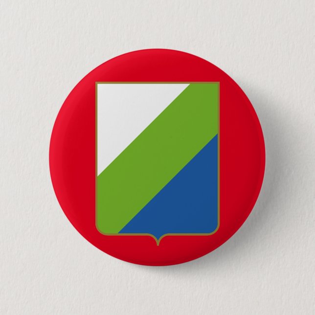 Abruzzo, Italy - coat of arms Button (Front)
