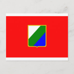 Abruzzo (Italy) Flag Postcard