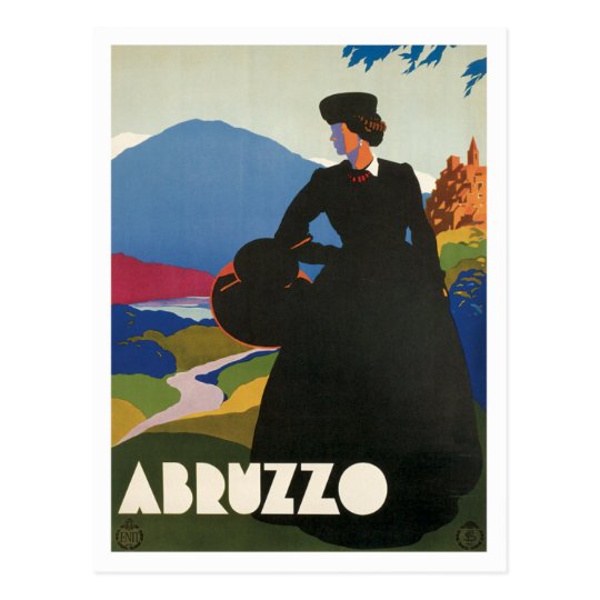 Abruzzo Italy Vintage Postcard