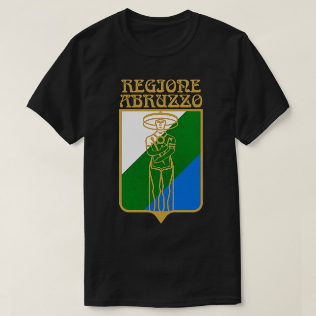 Abruzzo Vintage Style Design T-Shirt (Design Front)