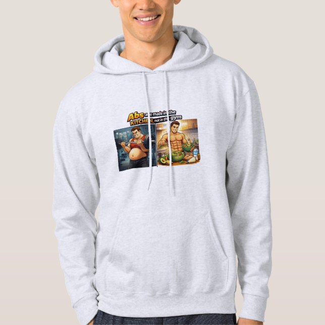 Abs Are Made in the Kitchen Hoodie (Front)