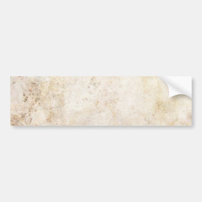 [ABS-BEI-1] Beige marble speckle Bumper Sticker (Front)