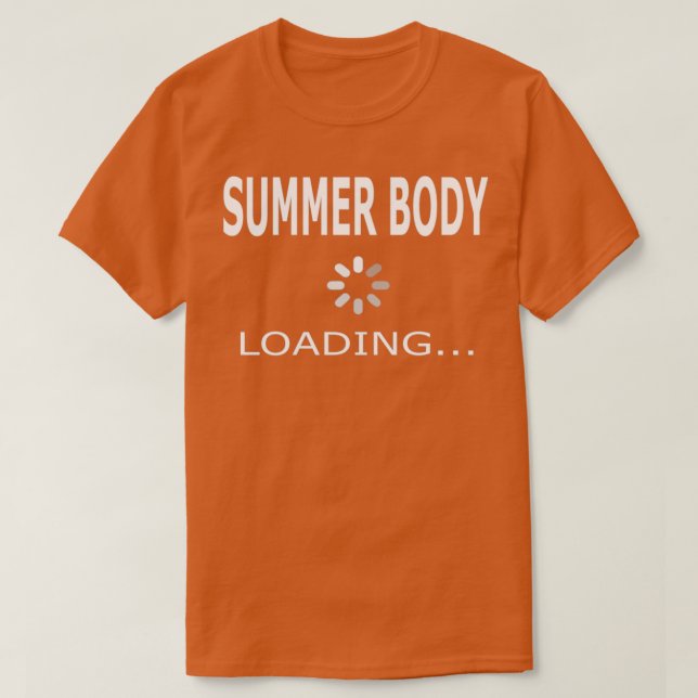 Abs In Progress Funny Quote Fitness Workout Abs T-Shirt (Design Front)