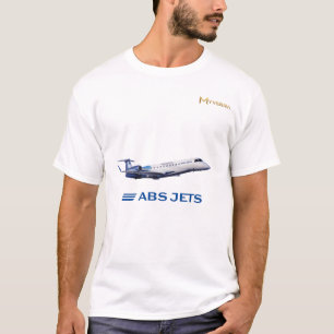 ABS Jets Airlines Learjet Aeroplane T-Shirt