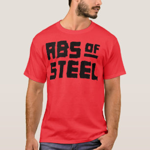 ABS OF STEEL Gym Fitness Workout Bodybuilding Moti T-Shirt