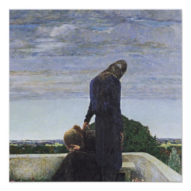 “Abschied” (Farewell) by Heinrich Vogeler Poster (Front)