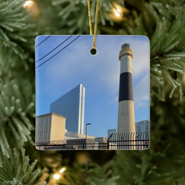 Absecon Lighthouse Ceramic Ornament (Tree)