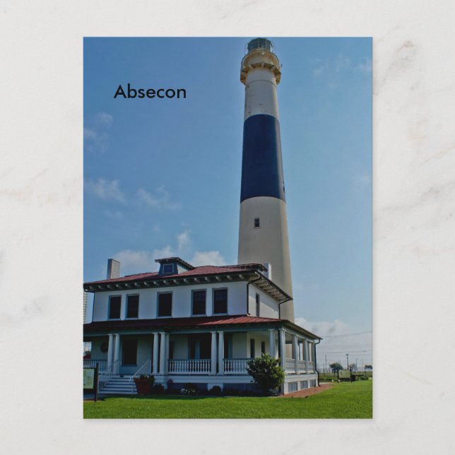 Absecon Lighthouse-New Jersey Postcard (Front)