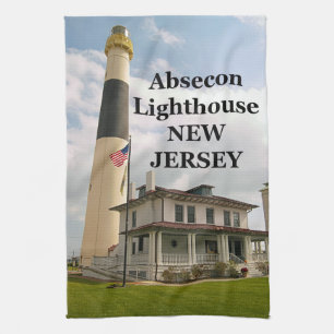 Absecon Lighthouse, New Jersey Tea Towel
