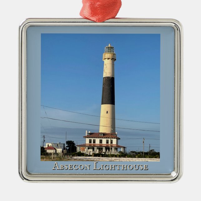 Absecon Lighthouse Ornament  (Front)