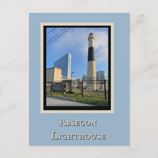 Absecon Lighthouse Postcard  (Front)
