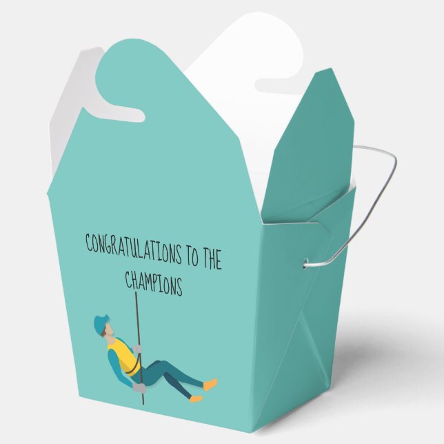Abseiling Favour Box (Opened)