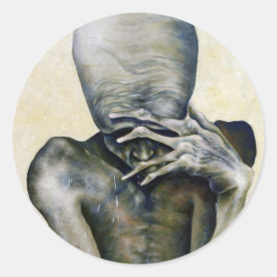 Absence of Nothing Classic Round Sticker