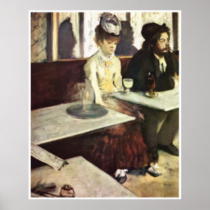 Absinthe, 1876 - Edgar Degas Poster