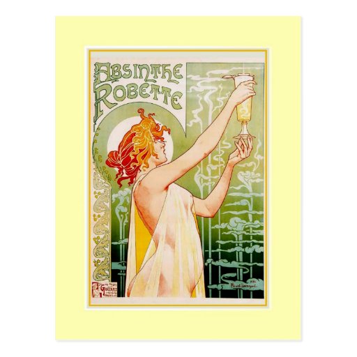 Image of Absinthe Advert Postcard