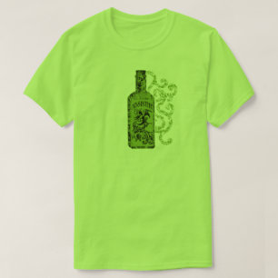 Absinthe Bottle Swirls T-Shirt