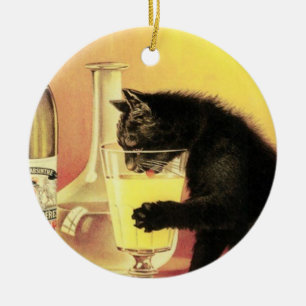 Absinthe Bourgeois Ceramic Tree Decoration