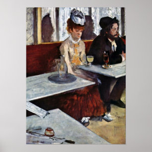 Absinthe by Edgar Degas Poster