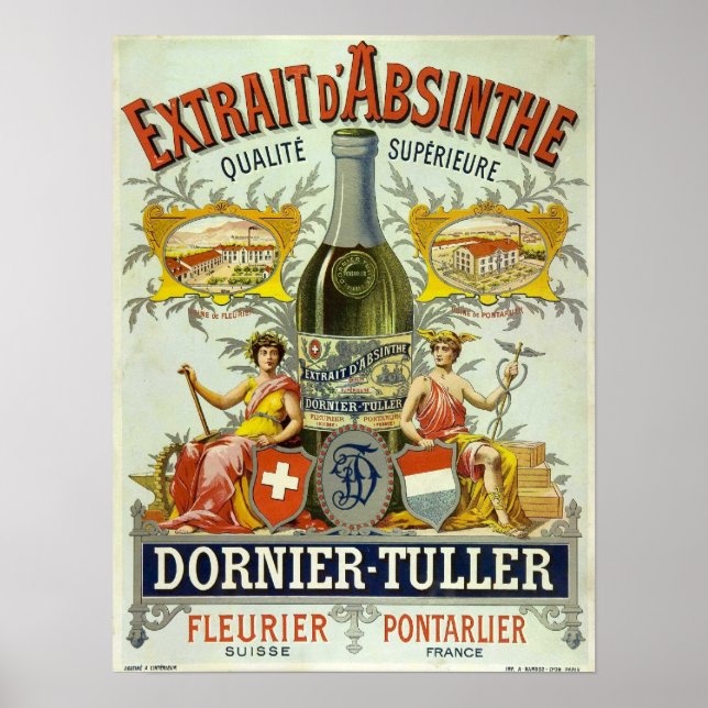Absinthe Dornier-Tuller Poster (Front)