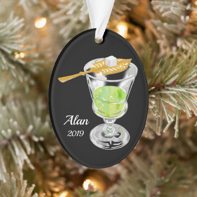 Absinthe Drink Personalised Ornament (Tree)